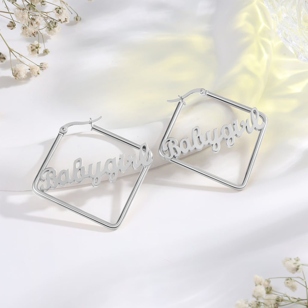 Custom Name Earring