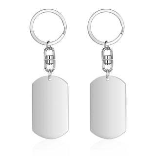 Custom Code Stainless Steel Keychain