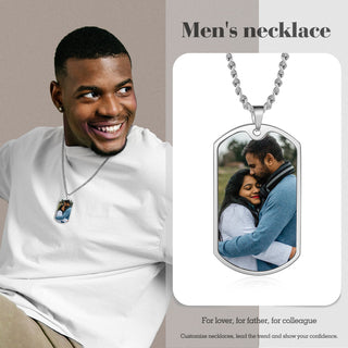 Custom Photo Stainless Steel Necklace