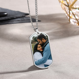 Custom Photo Stainless Steel Necklace