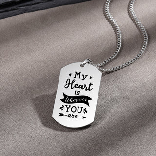 Custom Photo Stainless Steel Necklace