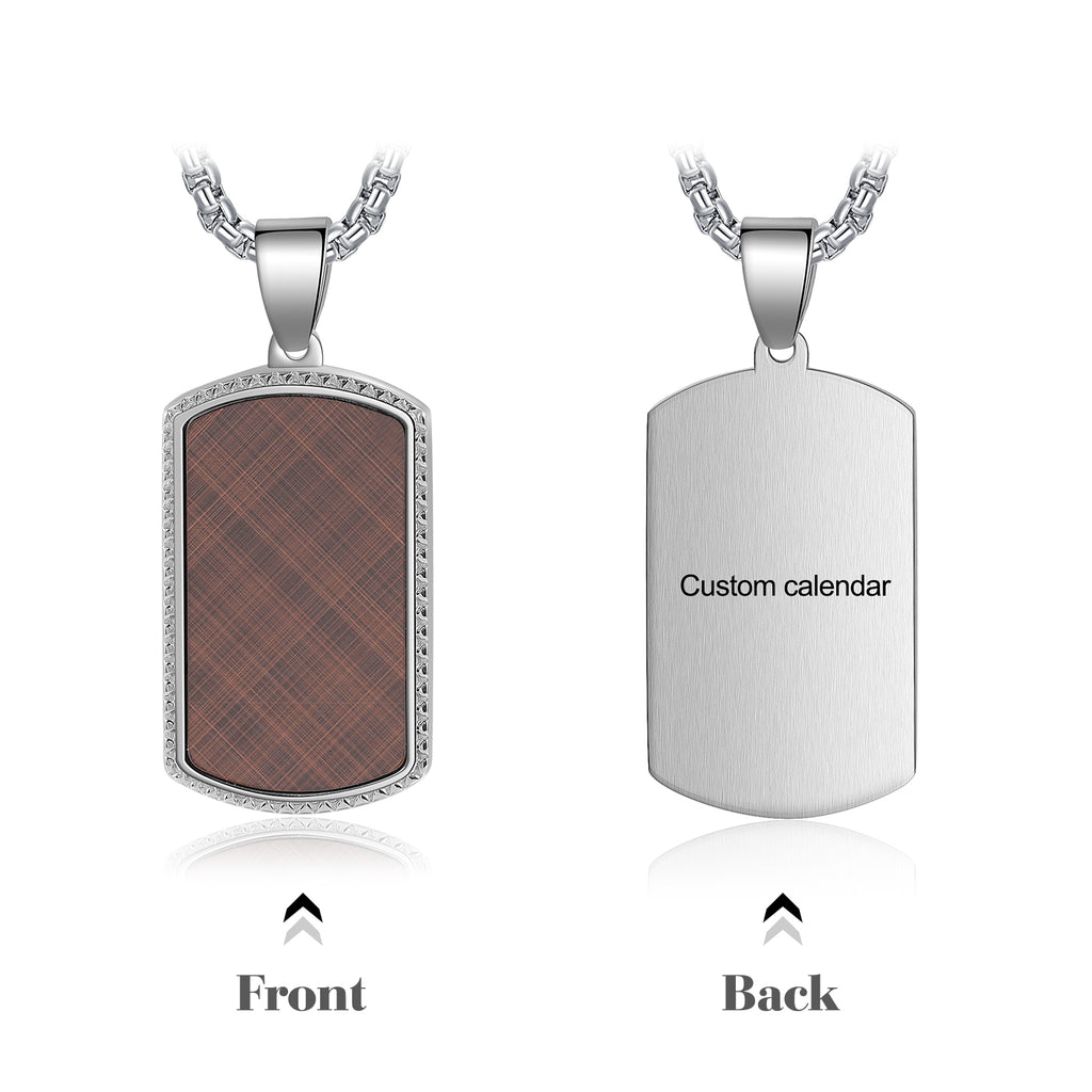 Custom Calendar Necklace