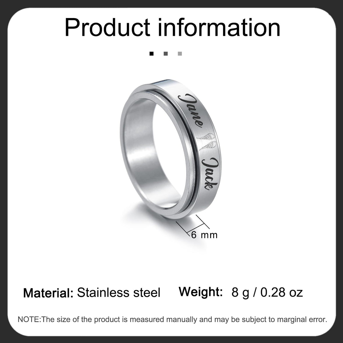Custom Stainless Steel Ring