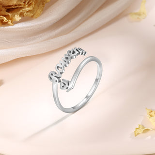 Personalized Name Ring