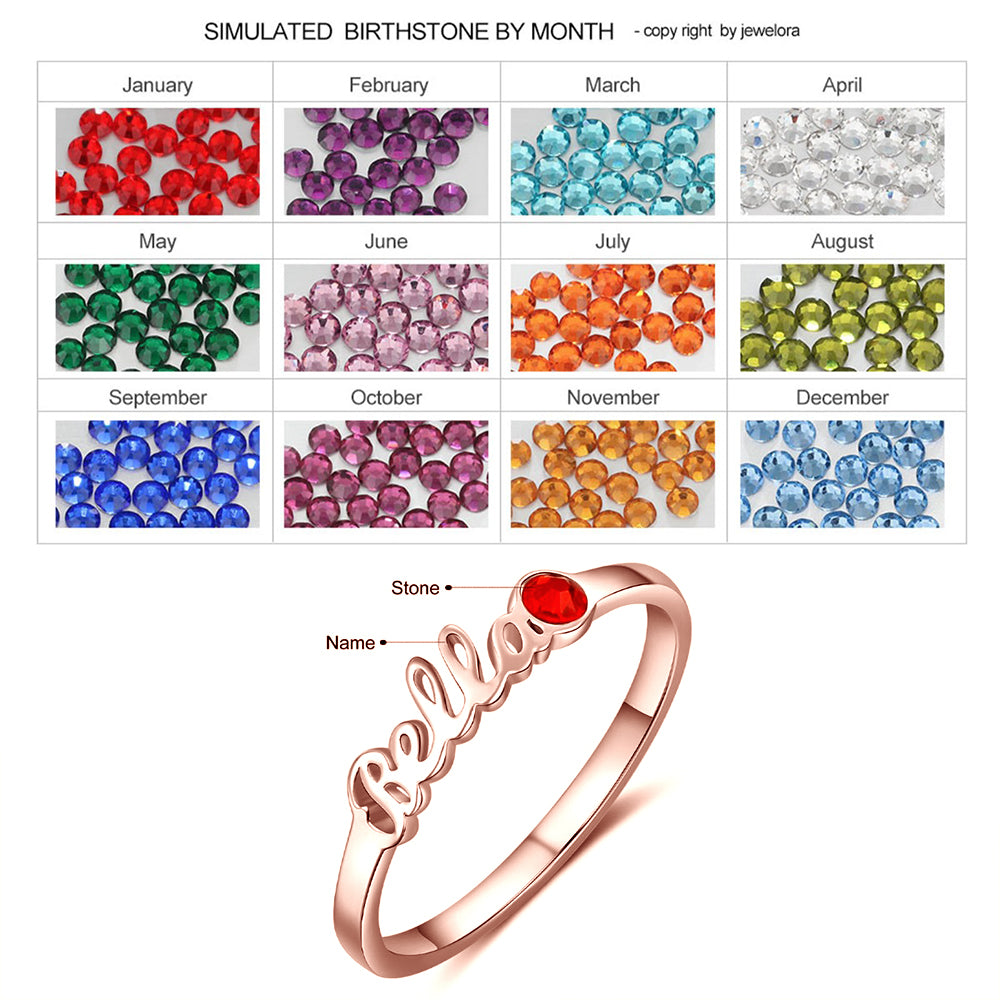 Jewelry Custom Name Ring
