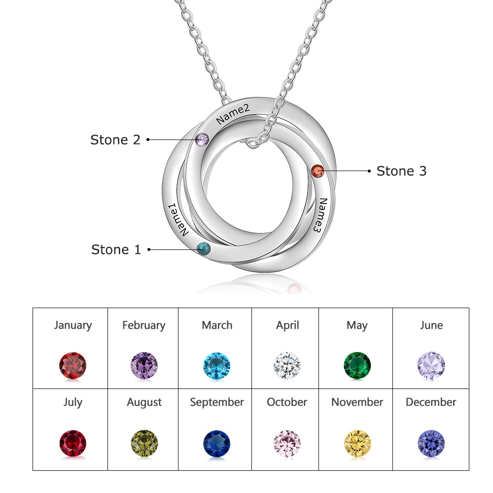 Custom Multi Ring Necklace
