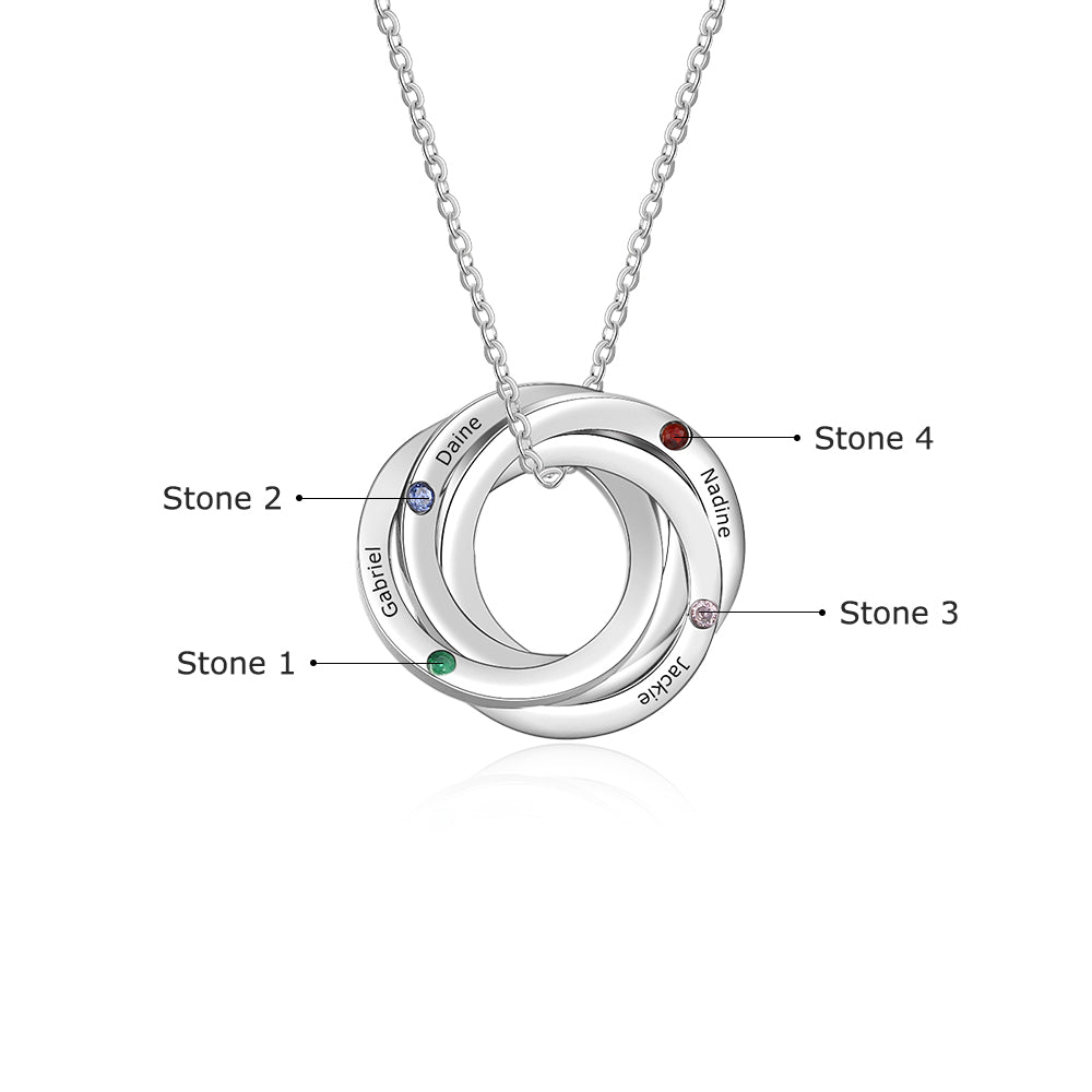 Custom Multi Ring Necklace