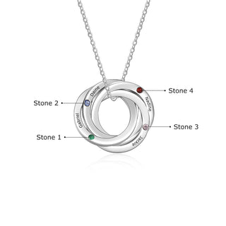 Custom Multi Ring Necklace