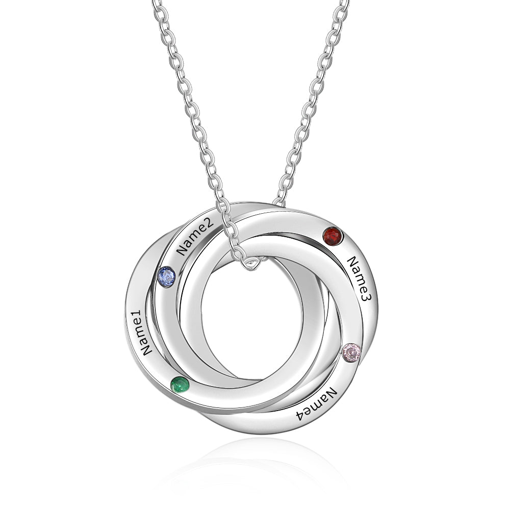Custom Multi Ring Necklace