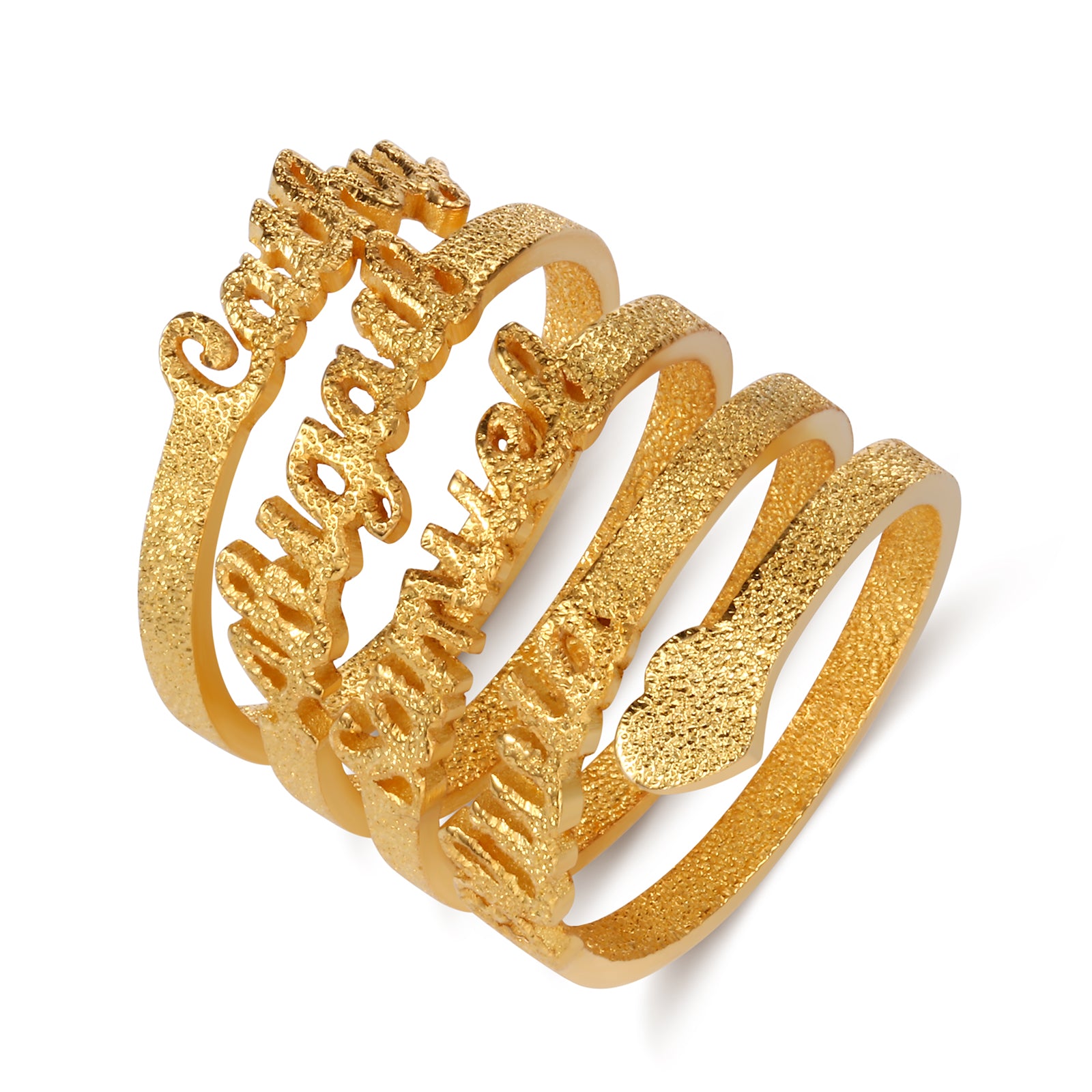 Copper Personalized Name Ring