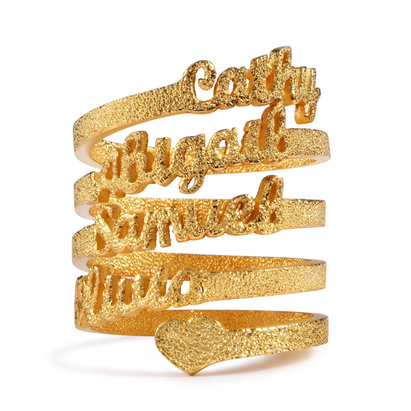 Copper Personalized Name Ring