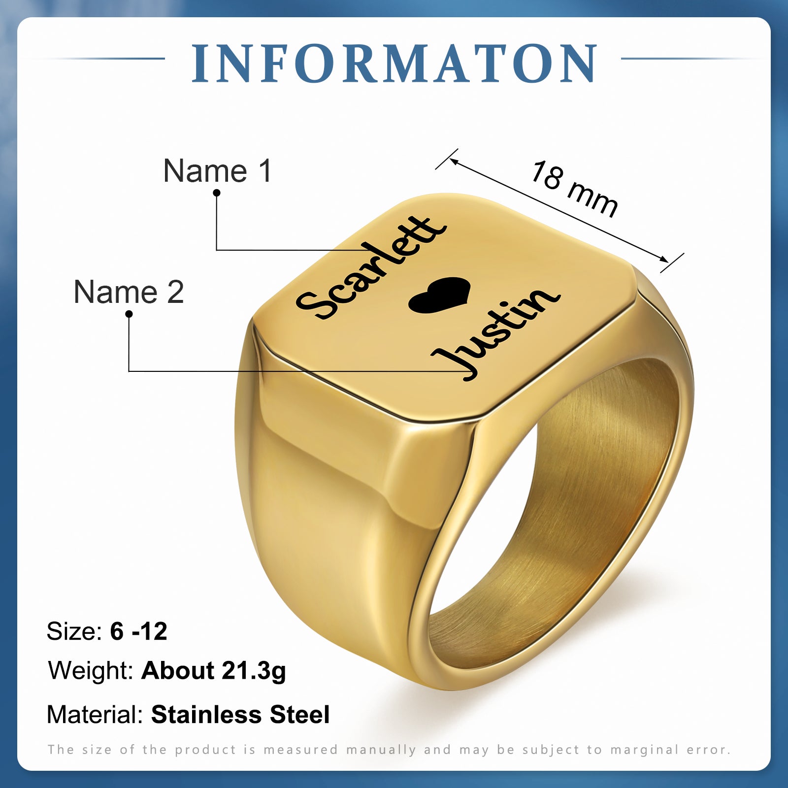 Custom Photo Ring