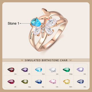 Custom Butterfly Ring