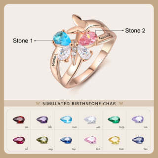 Custom Butterfly Ring