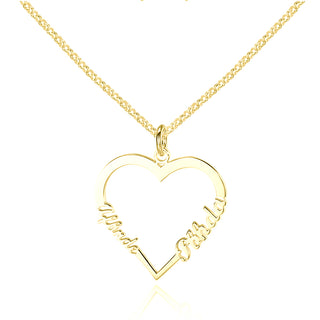 Custom Heart Shaped Name Necklace