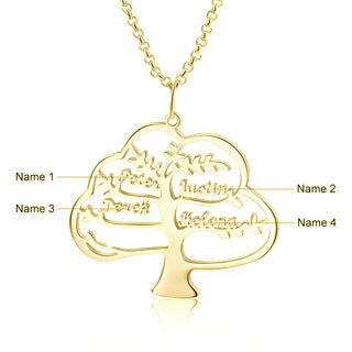 Personalized Rhodium Plated Name Necklace