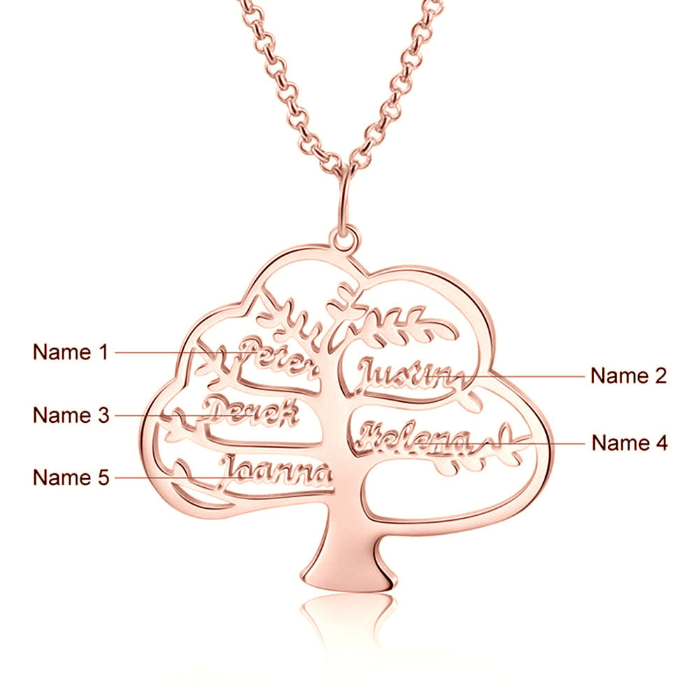 Personalized Rhodium Plated Name Necklace
