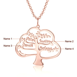 Personalized Rhodium Plated Name Necklace