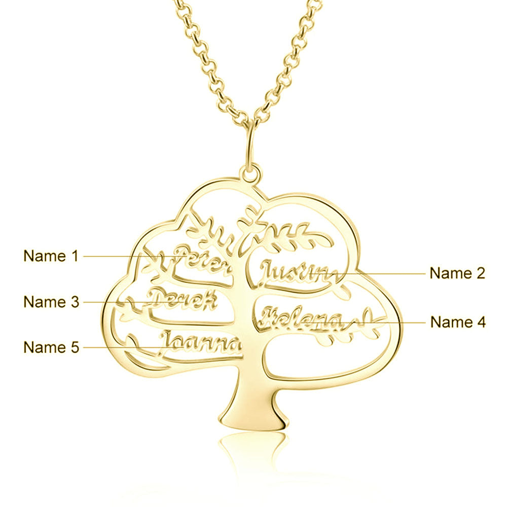 Personalized Rhodium Plated Name Necklace