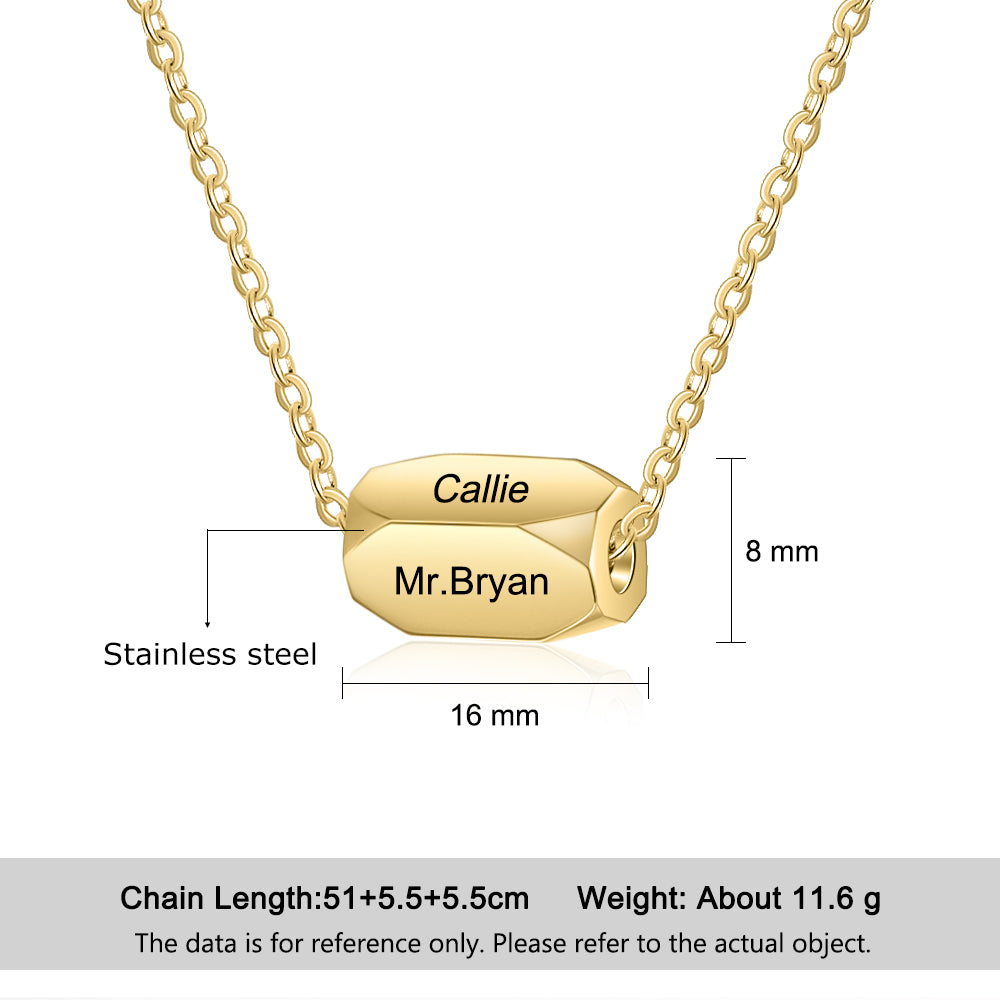 Custom Stainless Steel Diamond necklace