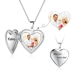 Personalized Stainless Steel Photo Necklace