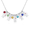 Customizable Quantity Doll Birthstone Necklace