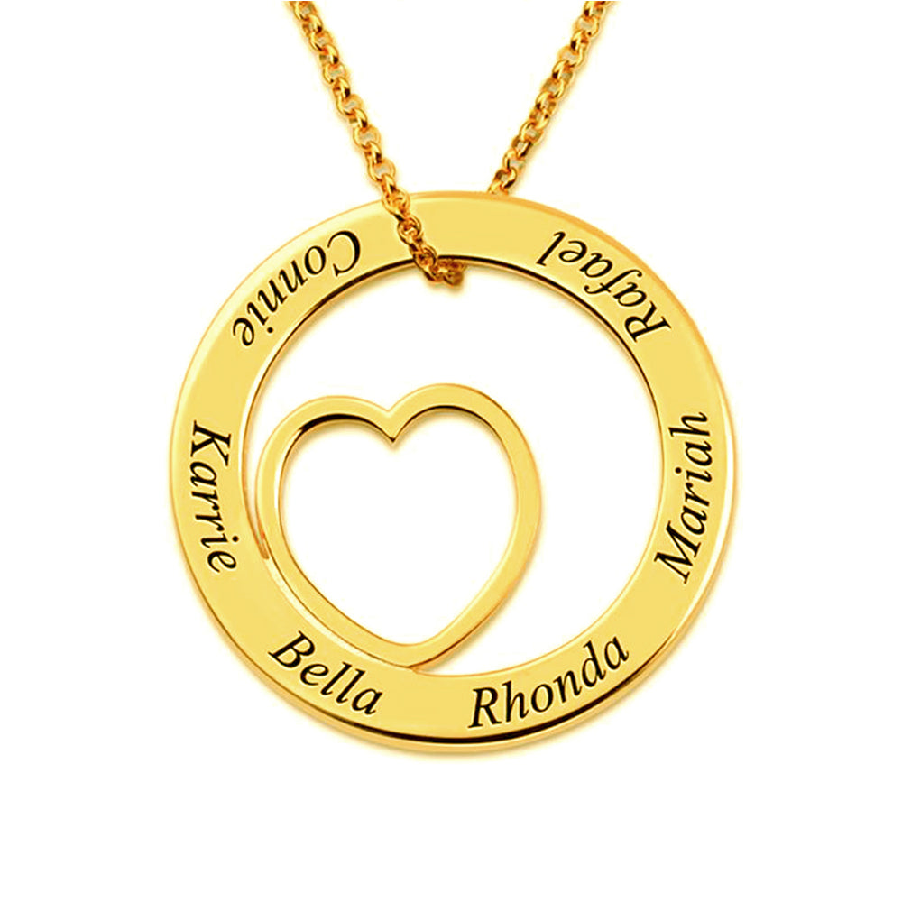 Personalized Heart Necklace