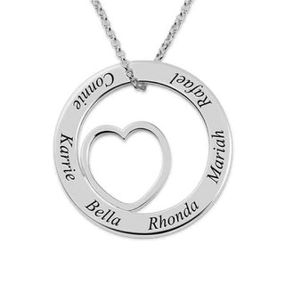 Personalized Heart Necklace