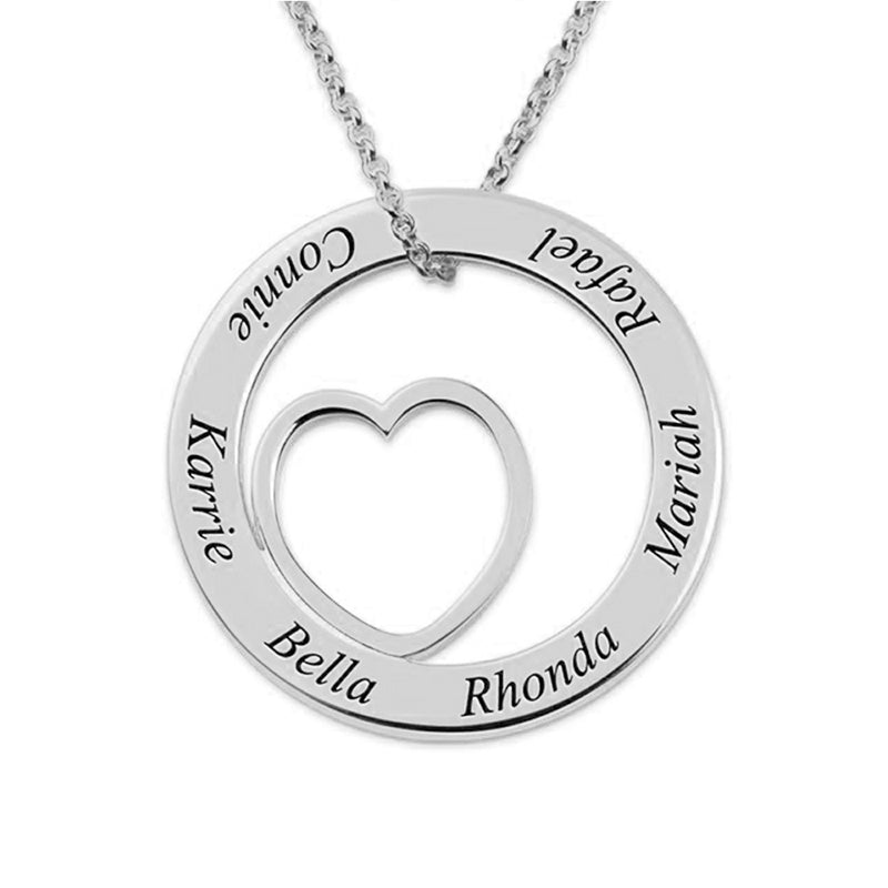 Personalized Heart Necklace
