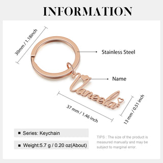 Custom Name Keychain