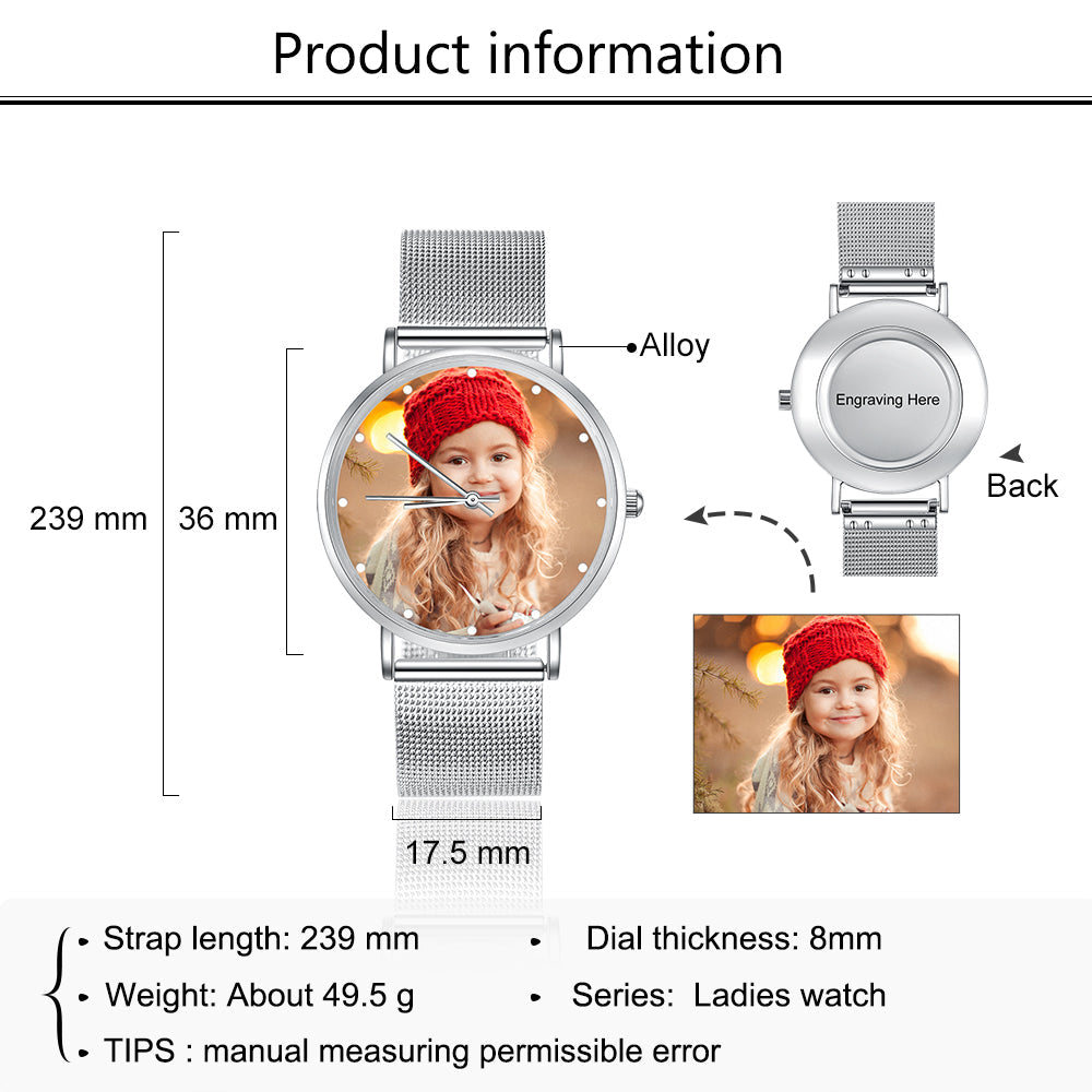 Custom Photo Women Watch