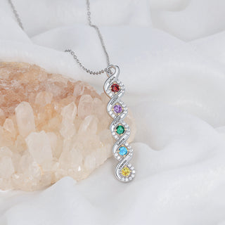 Bar Birthstone Necklace