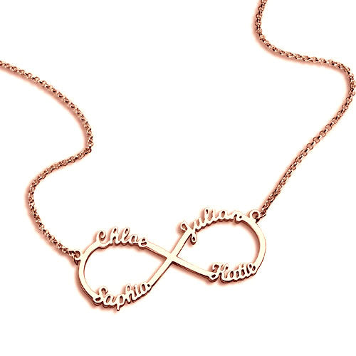 Infinity Pendant Name Necklace