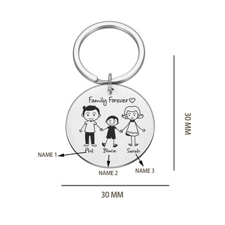 Custom Round Keychain