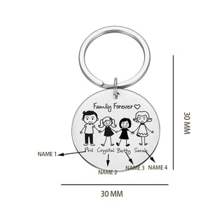 Custom Round Keychain