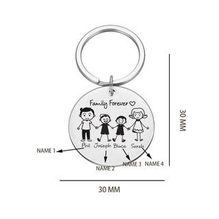 Custom Round Keychain