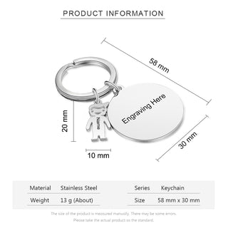 Custom Stainless Steel Keychain