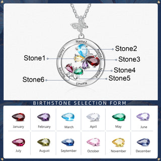 Personalized Rhodium plated Necklace