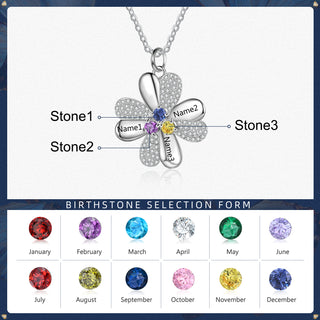 Price Personalized 925 Sterling Silver Clover Necklace