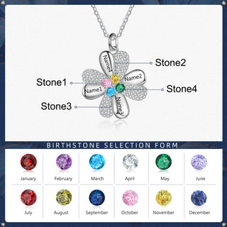 Price Personalized 925 Sterling Silver Clover Necklace