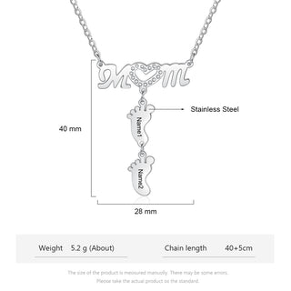 Engraving Stainless Steel Necklace