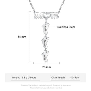 Engraving Stainless Steel Necklace