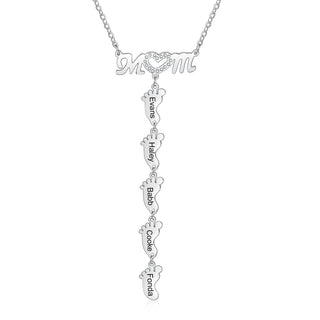 Engraving Stainless Steel Necklace