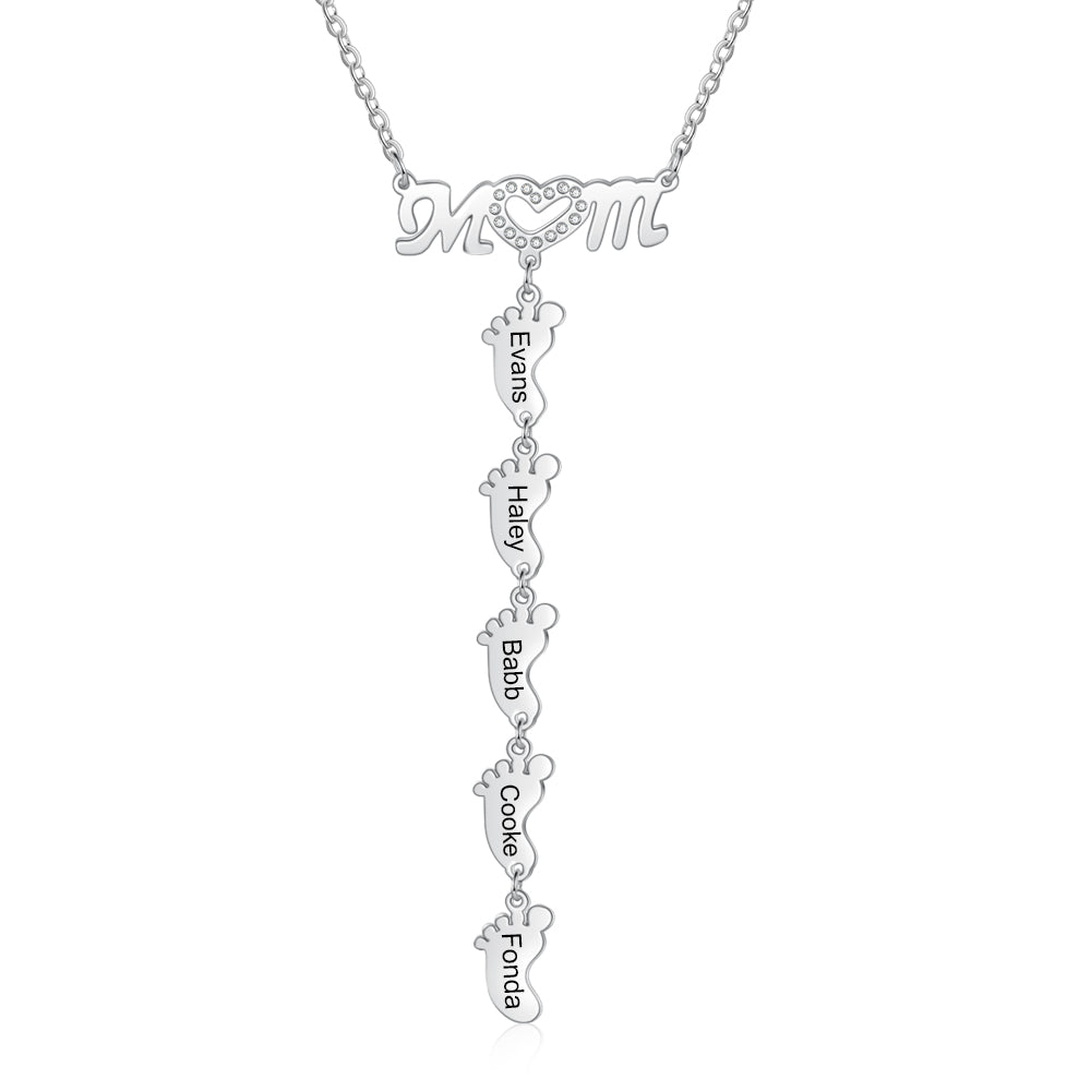 Engraving Stainless Steel Necklace