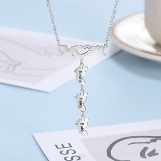 Engraving Stainless Steel Necklace