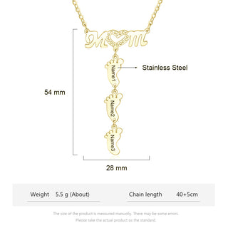 Engraving Stainless Steel Necklace