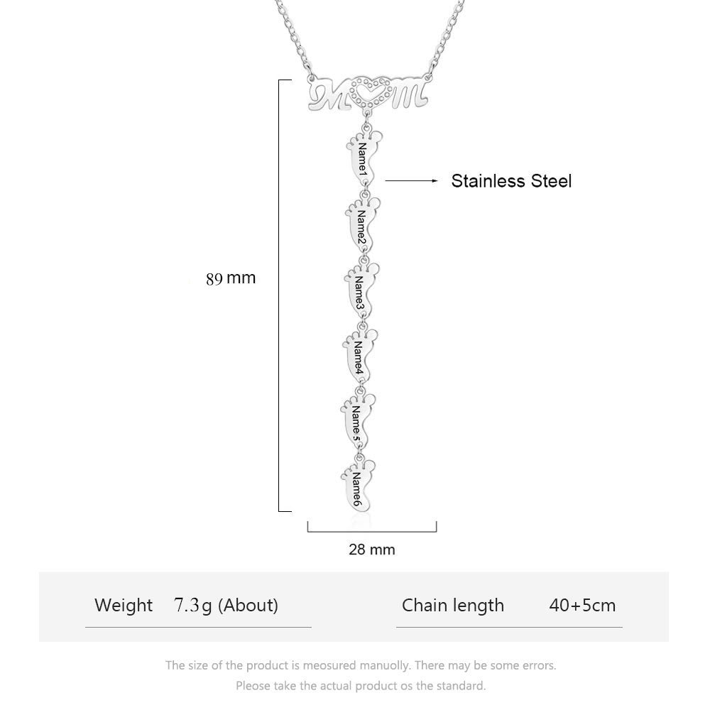Engraving Stainless Steel Necklace