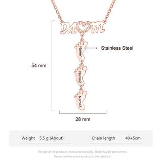 Engraving Stainless Steel Necklace
