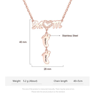 Engraving Stainless Steel Necklace