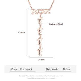 Engraving Stainless Steel Necklace